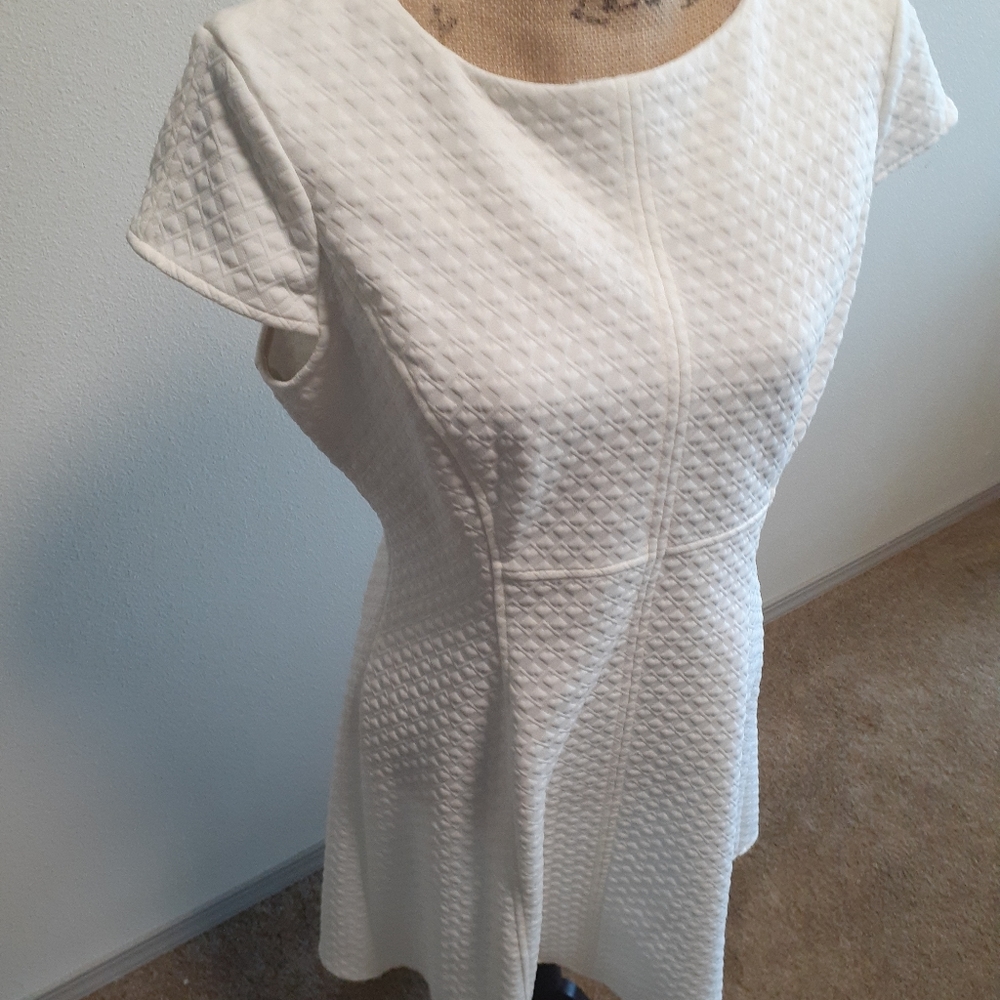 Kasper White size 12 dress